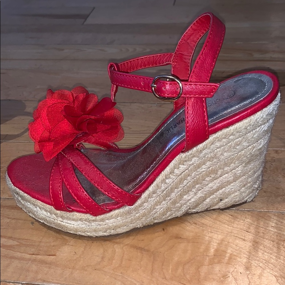 Red sandals - Picture 2 of 4